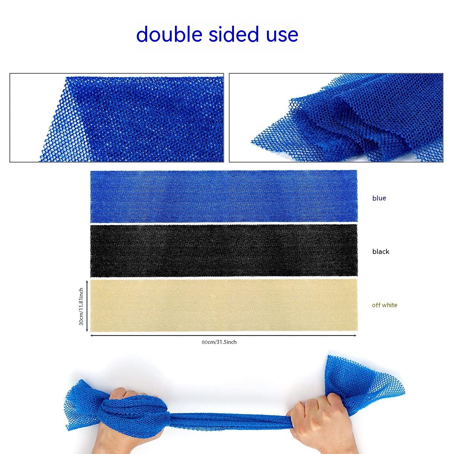 Bath Back Rub Decontamination African Nylon Bath Towel
