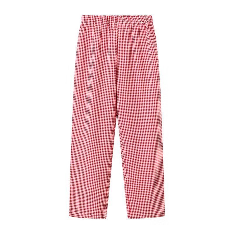 Women's Fashion Plaid Casual Pants