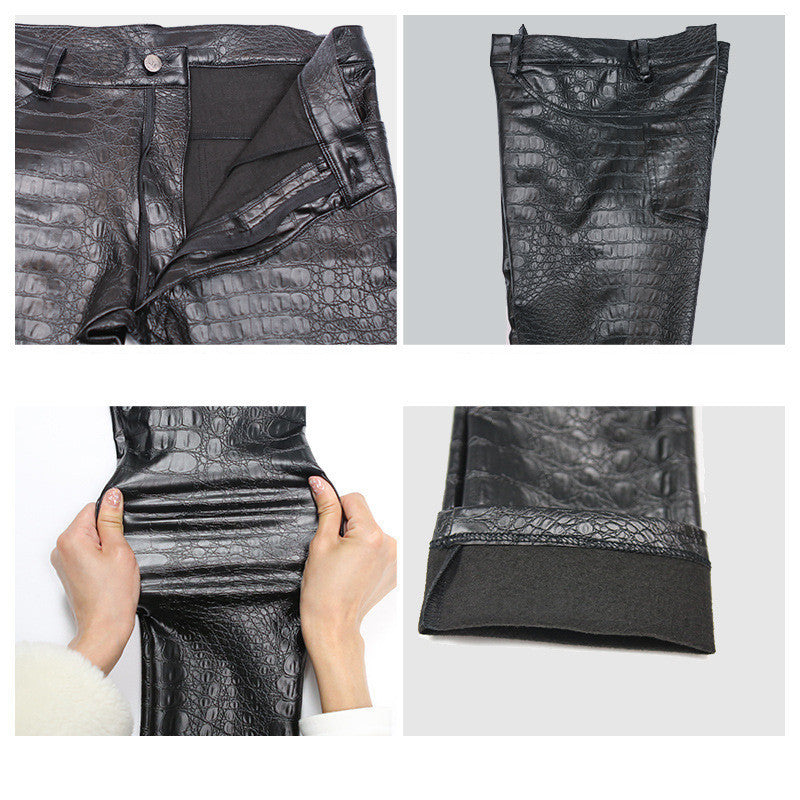 Motorcycle Trousers NK72 Men's Boots Leather Pants Skinny Jeans