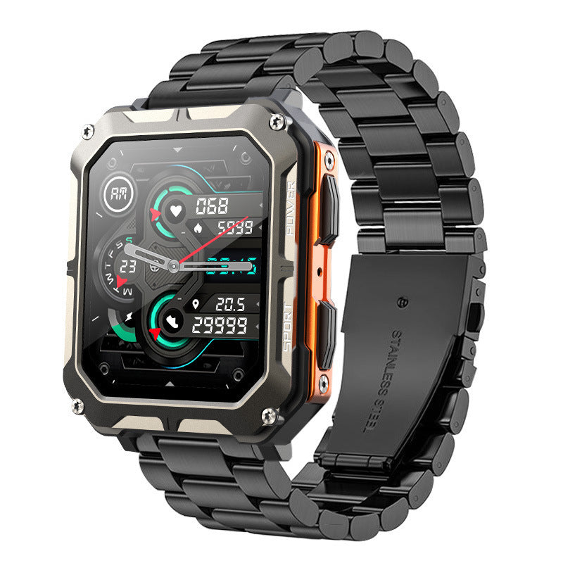 Outdoor Smartwatch with Bluetooth and Health Features