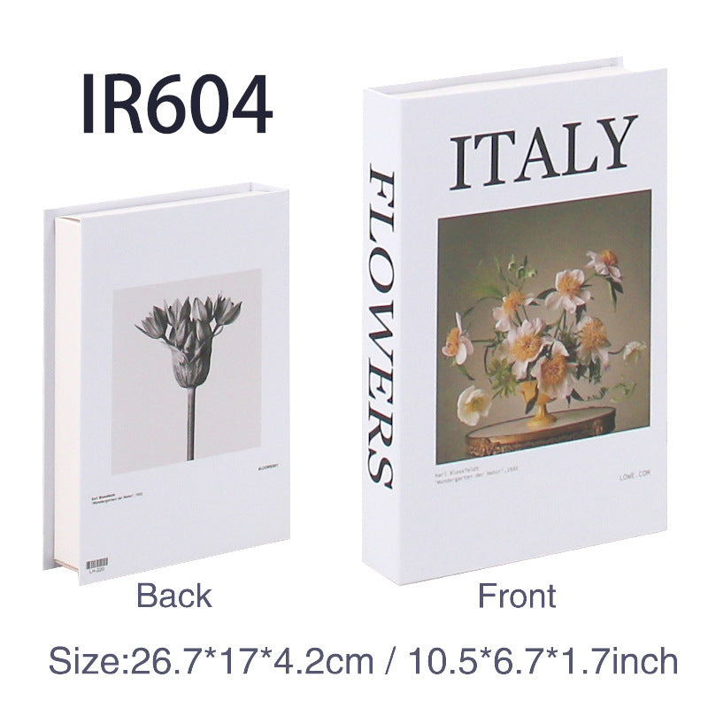 Fashion Simple Style Prop Books Fake Book Magazine Ornaments