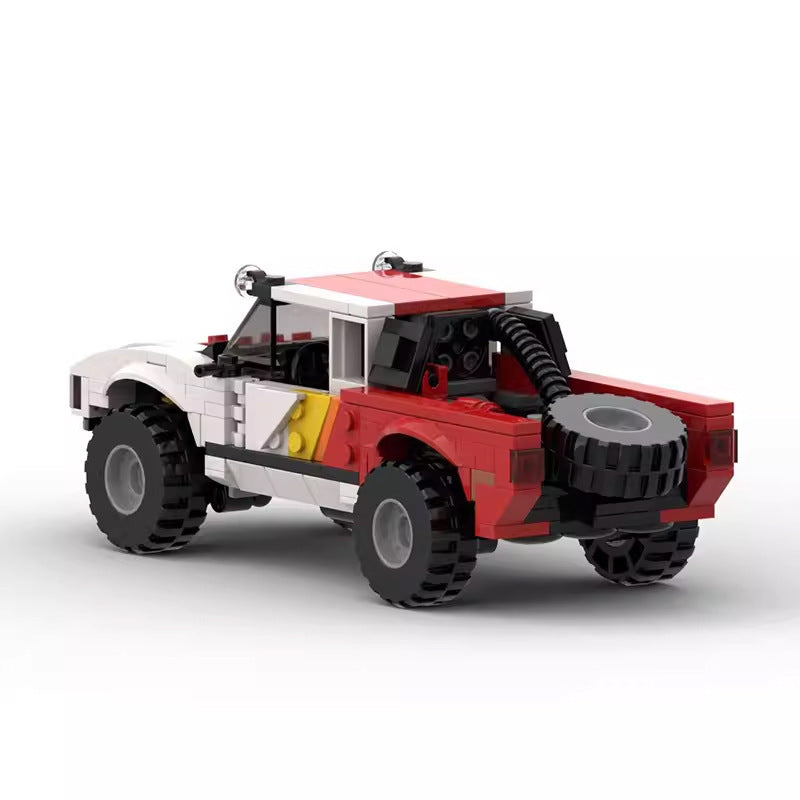Compatible With Small Particles Diy Assembled Building Block Toys Truck Trolley Model Gift Decoration