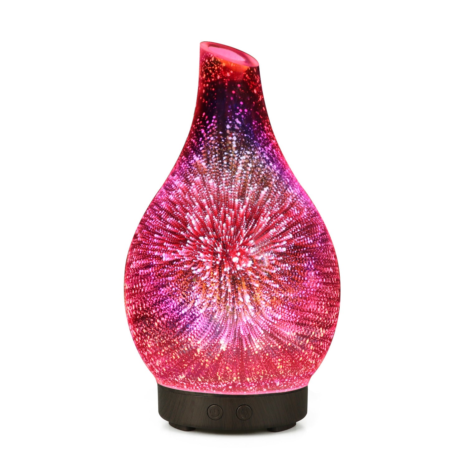3D Glass Colorful Firework Essential Oil Lamp Aroma Diffuser