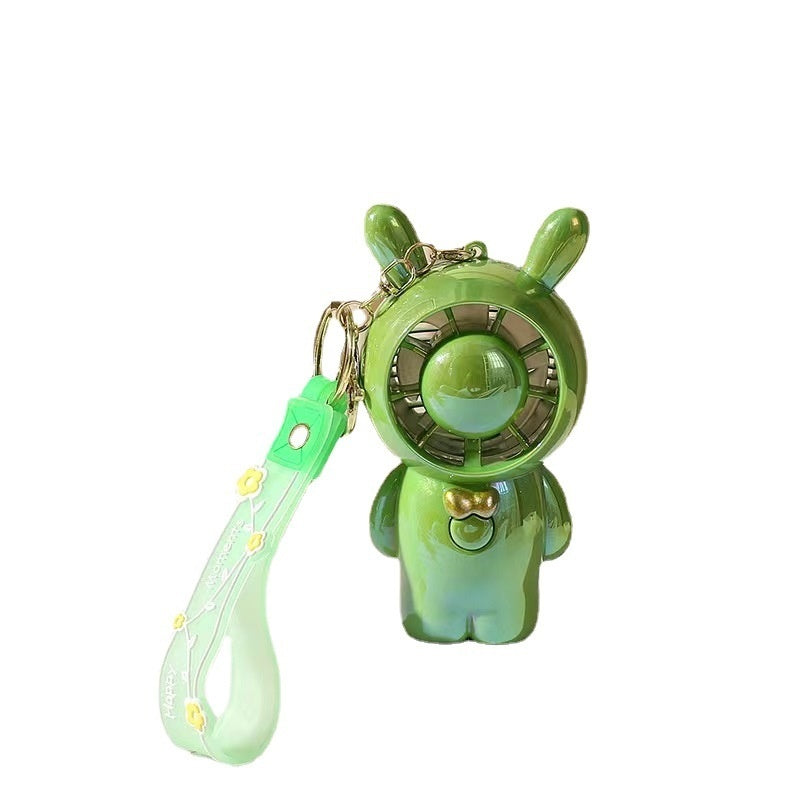 Student Summer Cartoon Fan Pendant Keychain