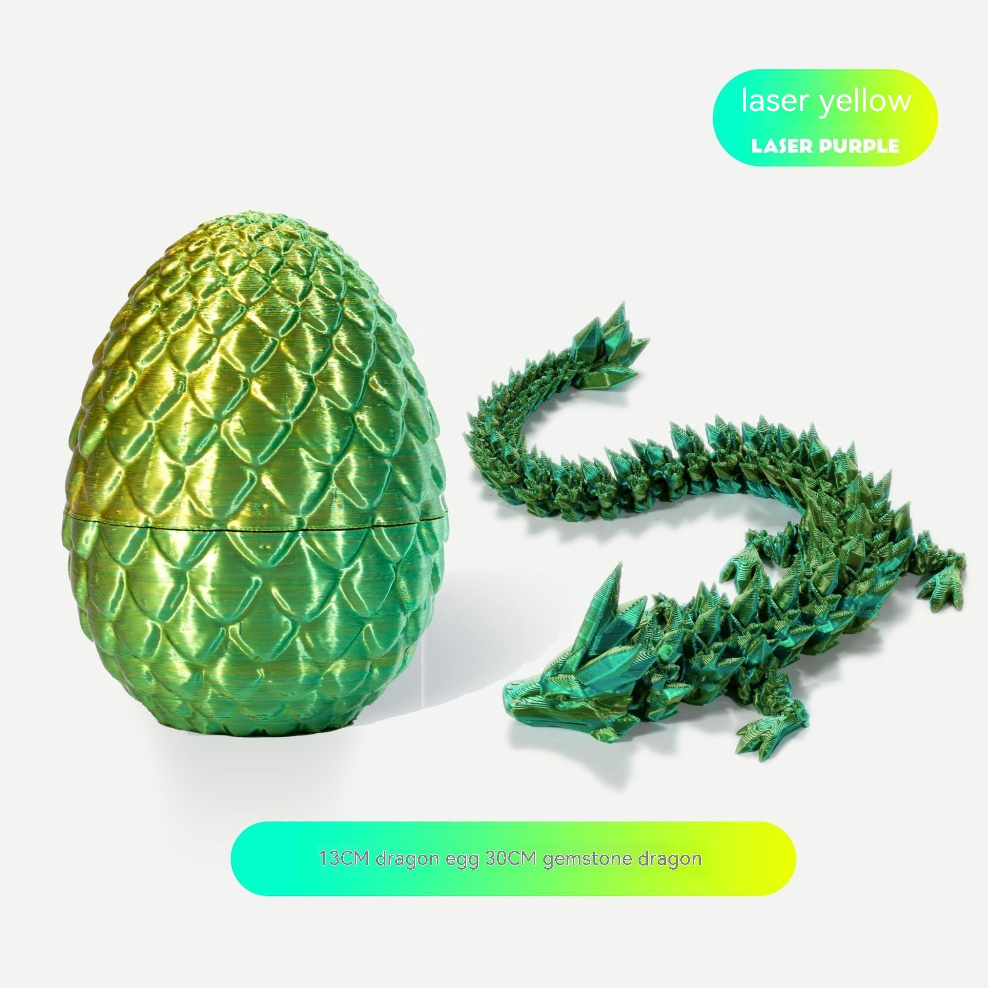 3D Printing Dragon Egg Dragon Gift Set Gem Dragon Decoration Hand-made Gift Color Decorative Creative Fashion Play