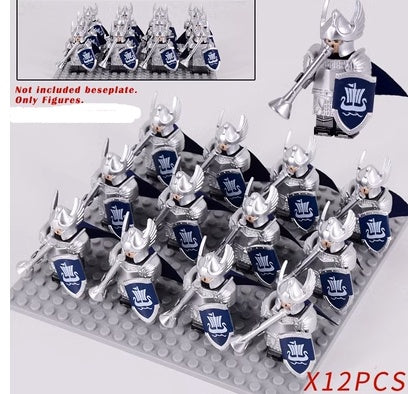 Soldiers Put Together Regimental Battle Blocks