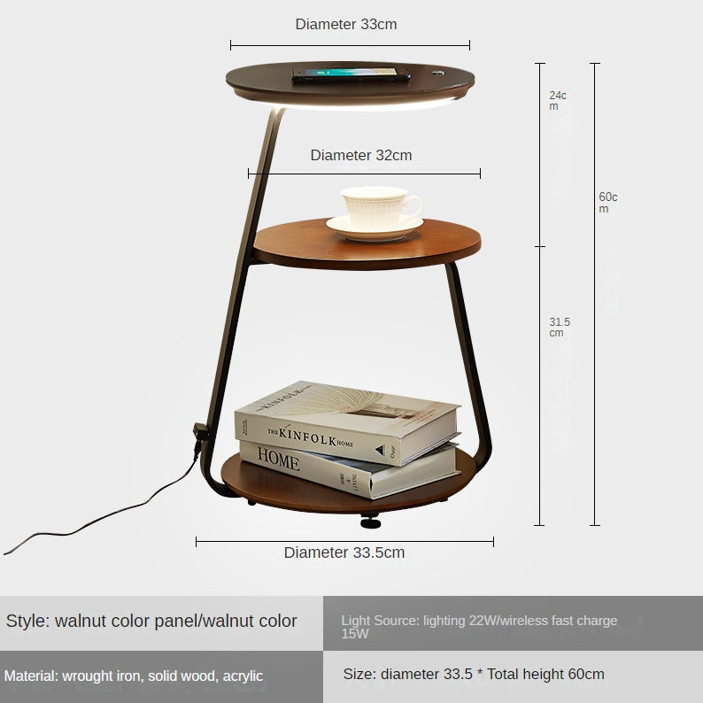 Nordic Minimalist Floor Lamp Wireless Charging Rack