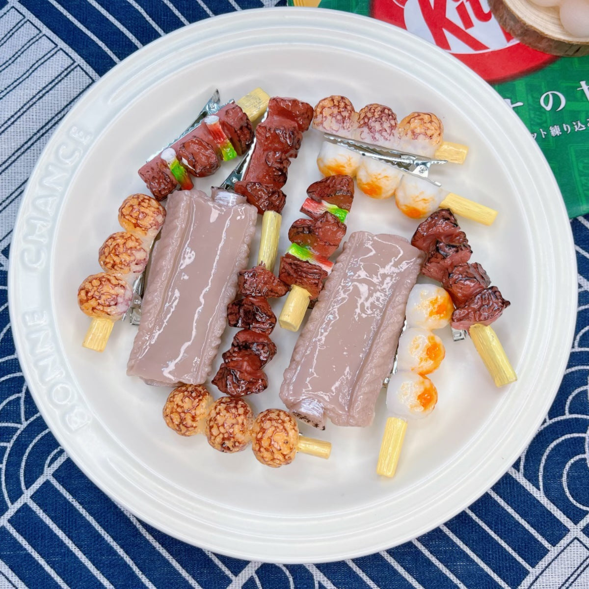 Creative Food Barrettes Seafood Funny