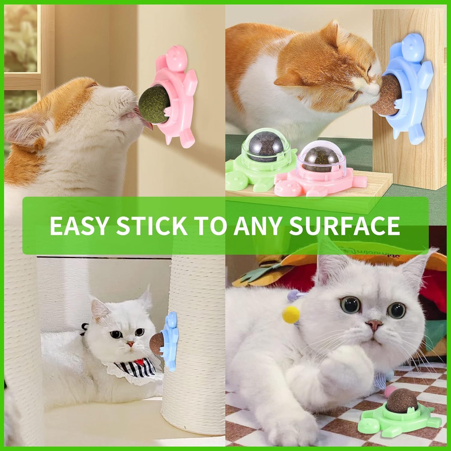 Catnip Ball Catnip Balls For Cats Wall Silvervine For Cats Piece Silvervine Catnip Cat Toys For Indoor Cats Edible Cat Nips Organic Ball