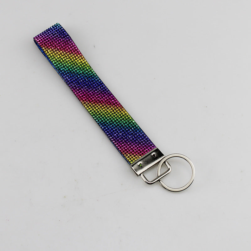 Diamond Background Color Is Sequined Wrist Strap