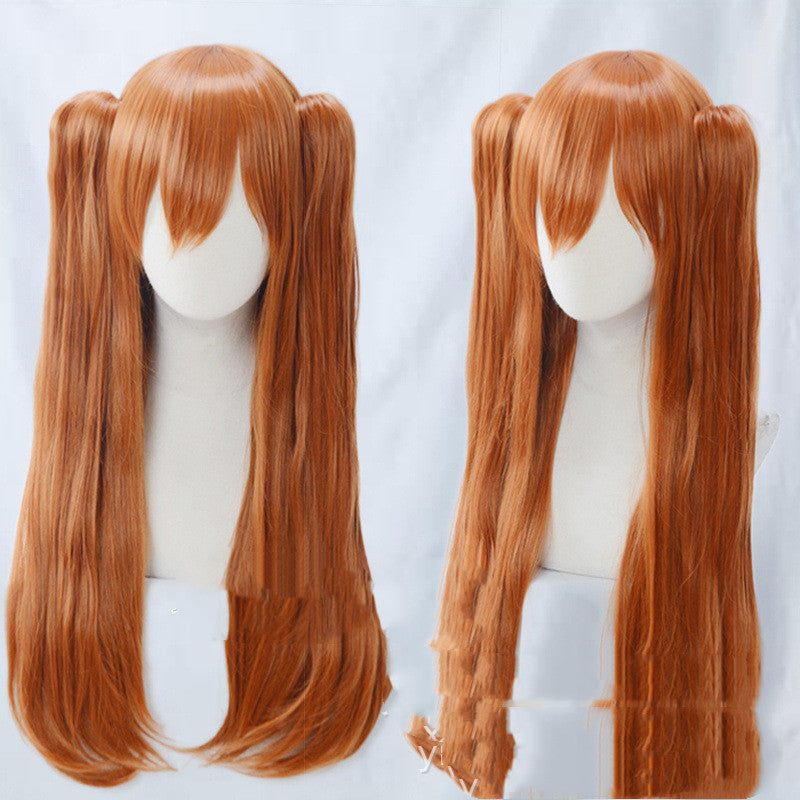 Double Ponytail Split Type High Temperature Silk Cosplay Wig