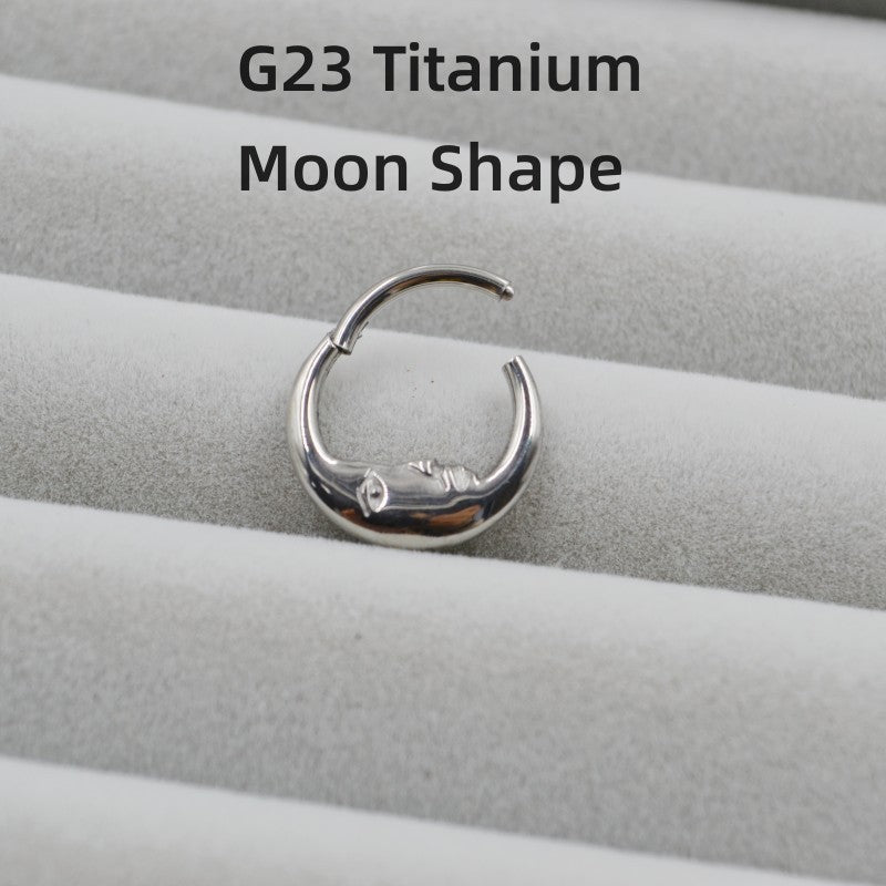 Titanium Alloy Human Body Piercing Accessories Nose Ring