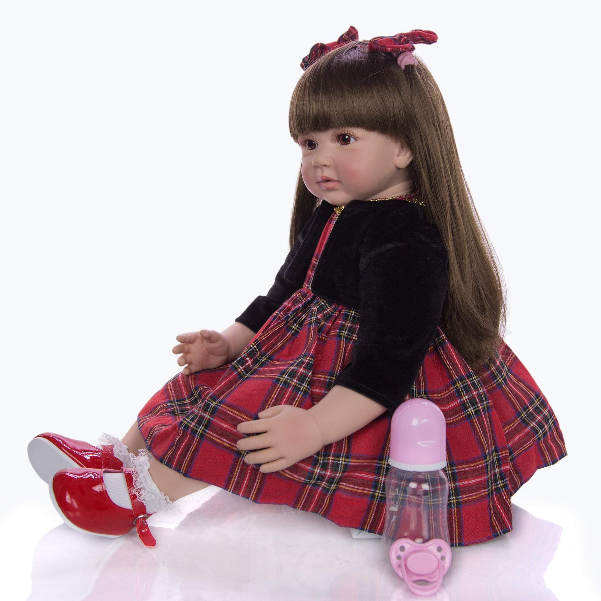KEIUMI24-inch Reborn Doll Reborn Baby Cloth Body Simulation Baby