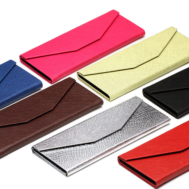 Handmade Storage Portable Triangle Folding Glasses Case