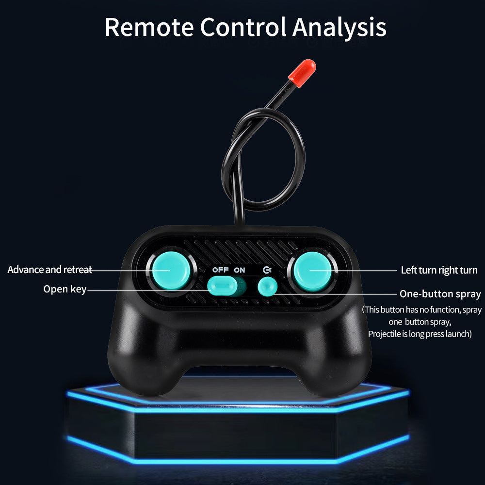 Children's Fashion Spray Off-road Vehicle Water Bullet Remote Control Car Toy