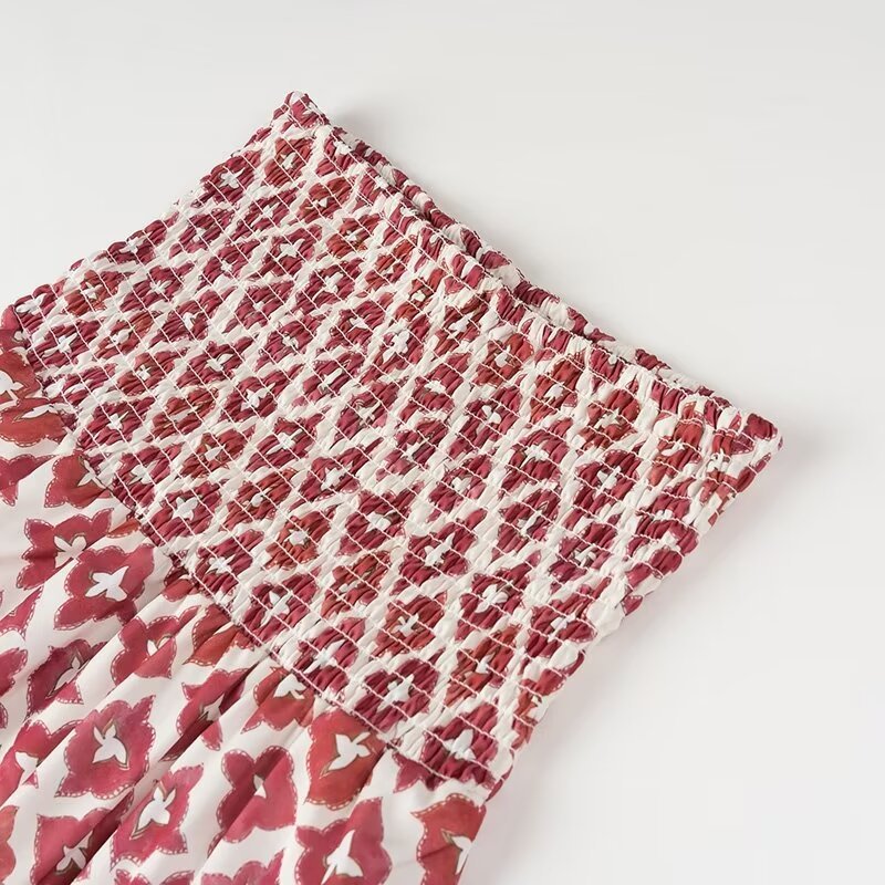 Halter Lace-up Small Top Waist-slimming Long Dress