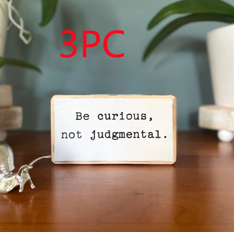 English Letters Desktop Ornaments