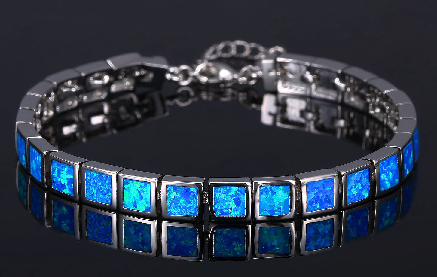 Cross Border Square Round Opal Bracelet