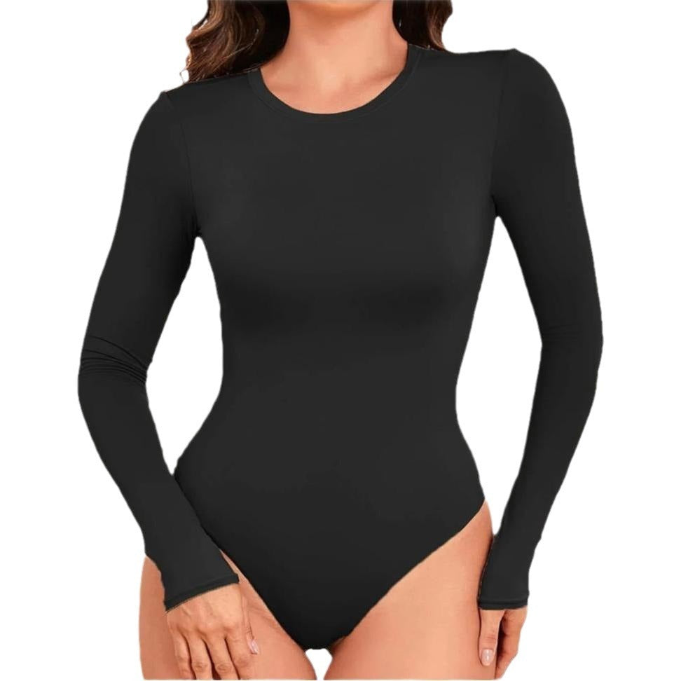 Women's Casual Long-sleeved Tight Jumpsuit