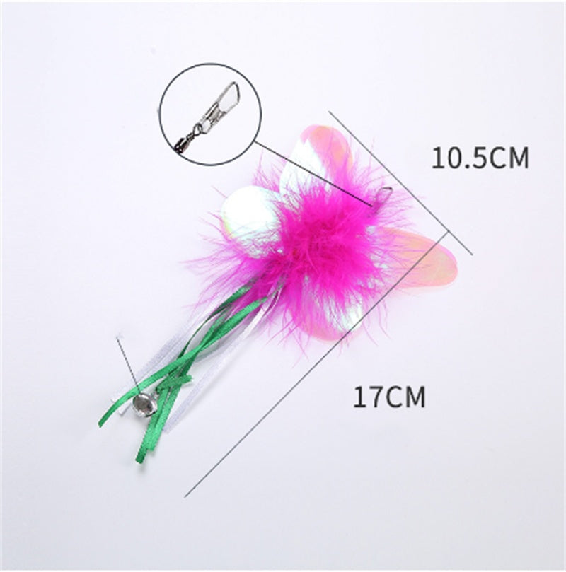 Free Combination Replacement Head Feather Bell Pendant