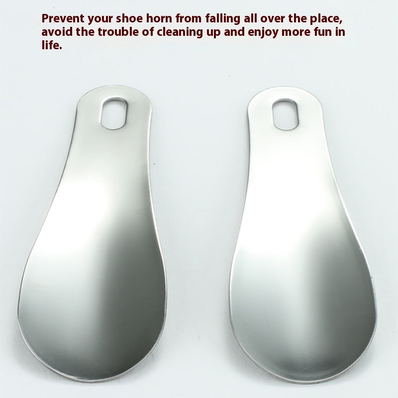 Household Non-bending Stainless Steel Folding Shoehorn Shoehorn