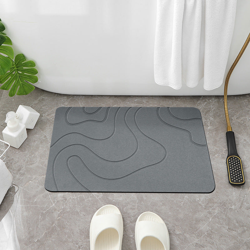 Diatom Mud Absorbent Pad Bathroom Mats Non-slip