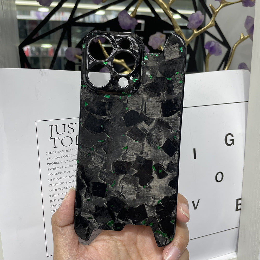 Forged Pattern Carbon Fiber Phone Shell