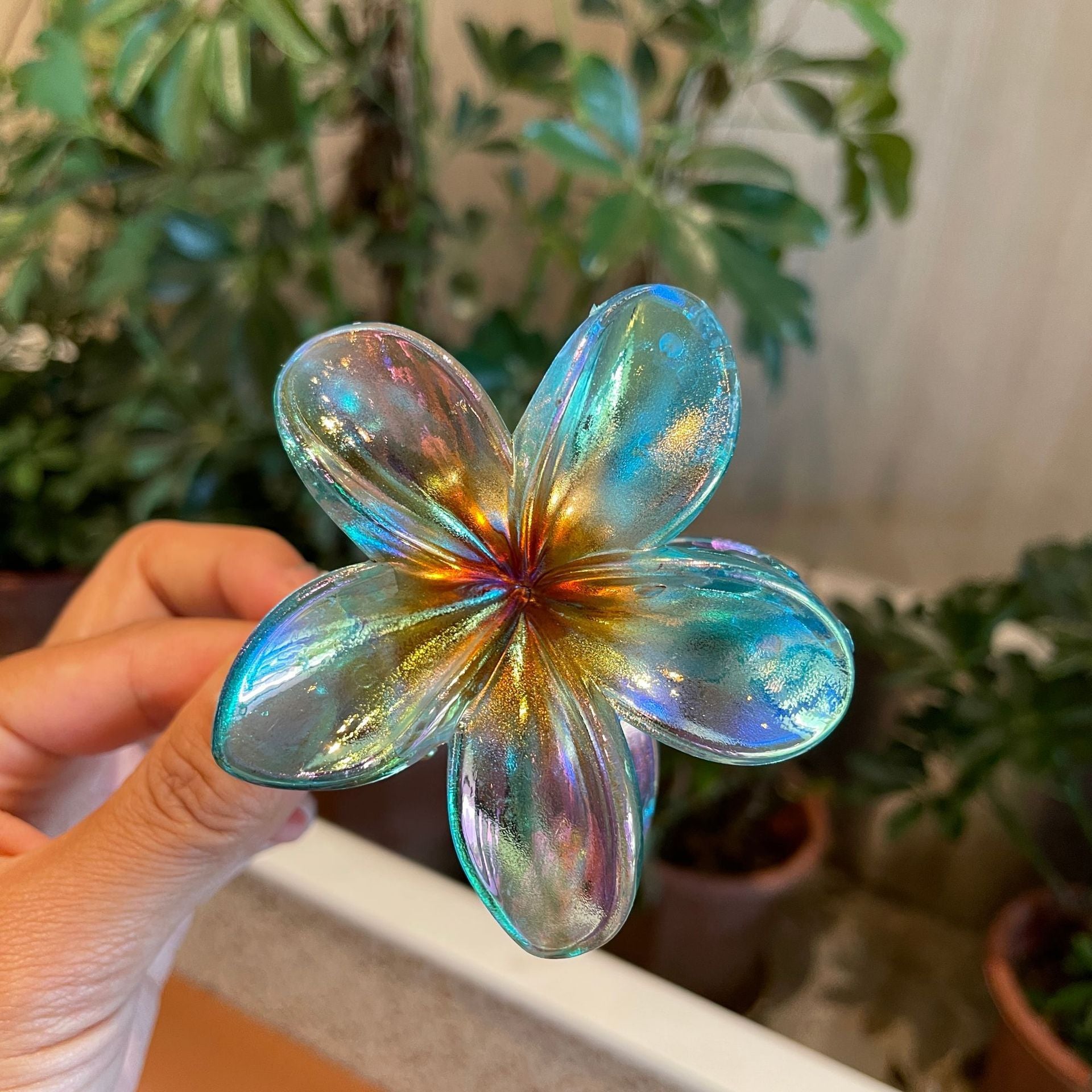 Flower Barrettes Women's Colorful Updo Gadget Hair Accessories