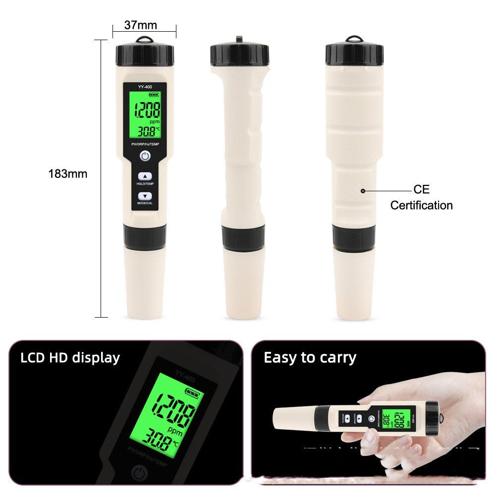 Hydrogen Rich Water Detection Pen 4-in-1