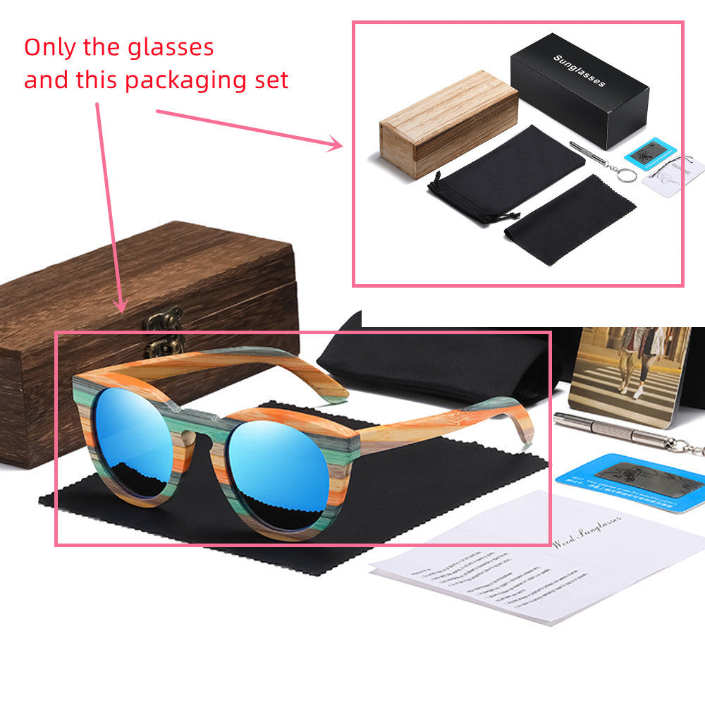 Wooden Polarized Bamboo Sunglasses