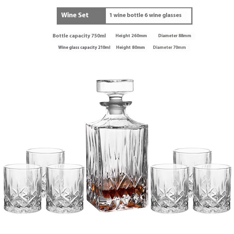 Creative Whiskey Liquor Glass Suit
