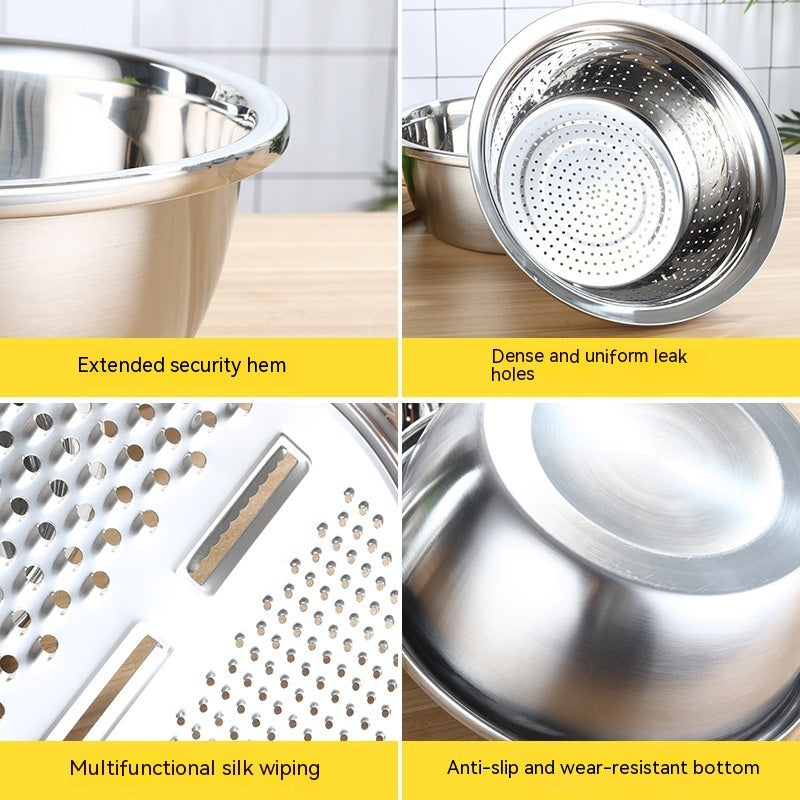 Stainless Steel Multi-function Grater Household