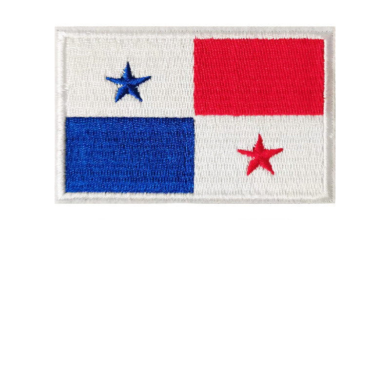 Embroidered National Flag Armband Hat Patch
