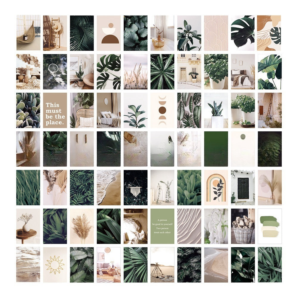 70 Sheets Poster Postcard Poster Decoration Painting