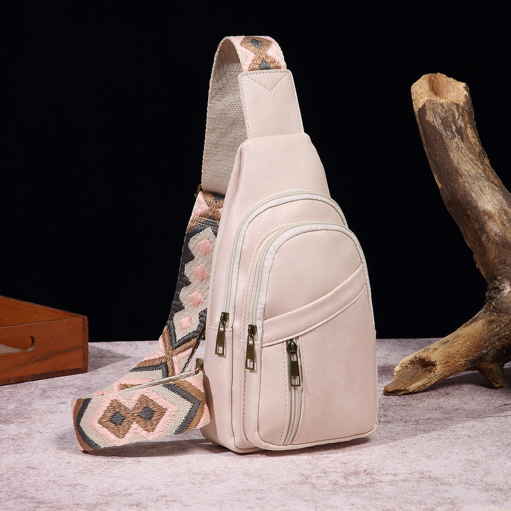 European And American Ladies Casual Fashion Retro Chest Bag