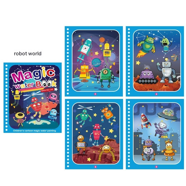 Children's Diy Magic Water Picture Book