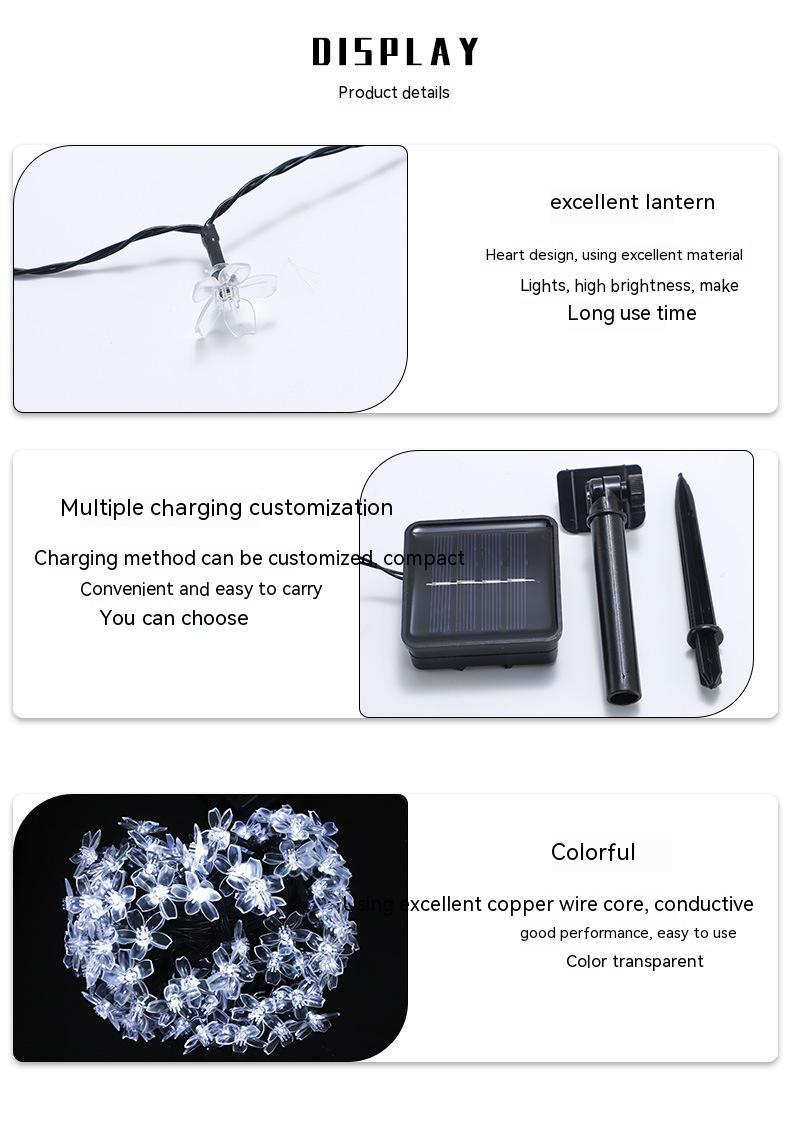 Outdoor Waterproof LED Solar Light String