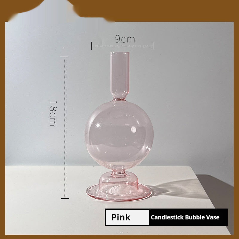 Modern Minimalist Creative Stained Glass Candlestick