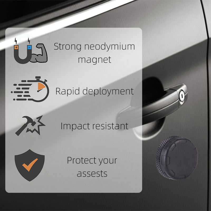 Airtag Burglary-proof Cell Phone Stand Magnetic Protective Cover