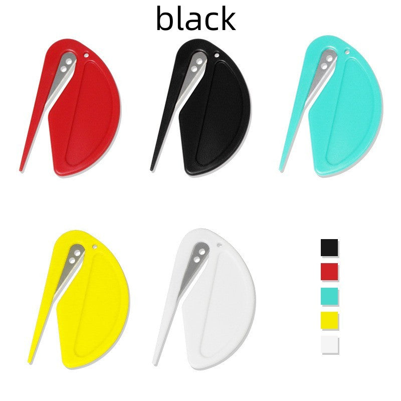 Plastic Mini Letter Opener Paper Cutting Art Knife