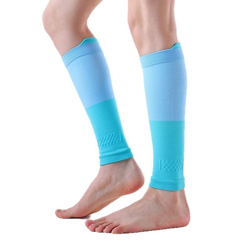 Marathon Cross-country Running Basketball Sports Color Matching Compression Calf Socks