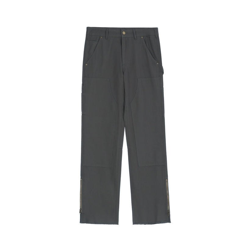 American High Street Destruction Raw Edge Slacks