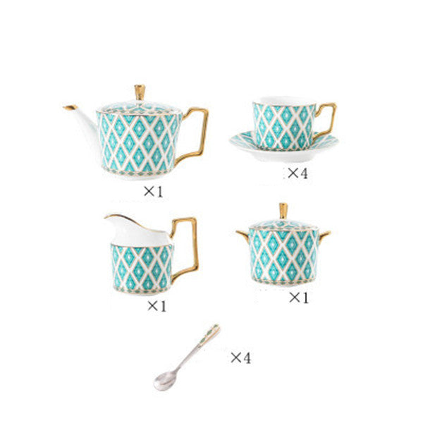 British Afternoon Tea Set Bone China Household