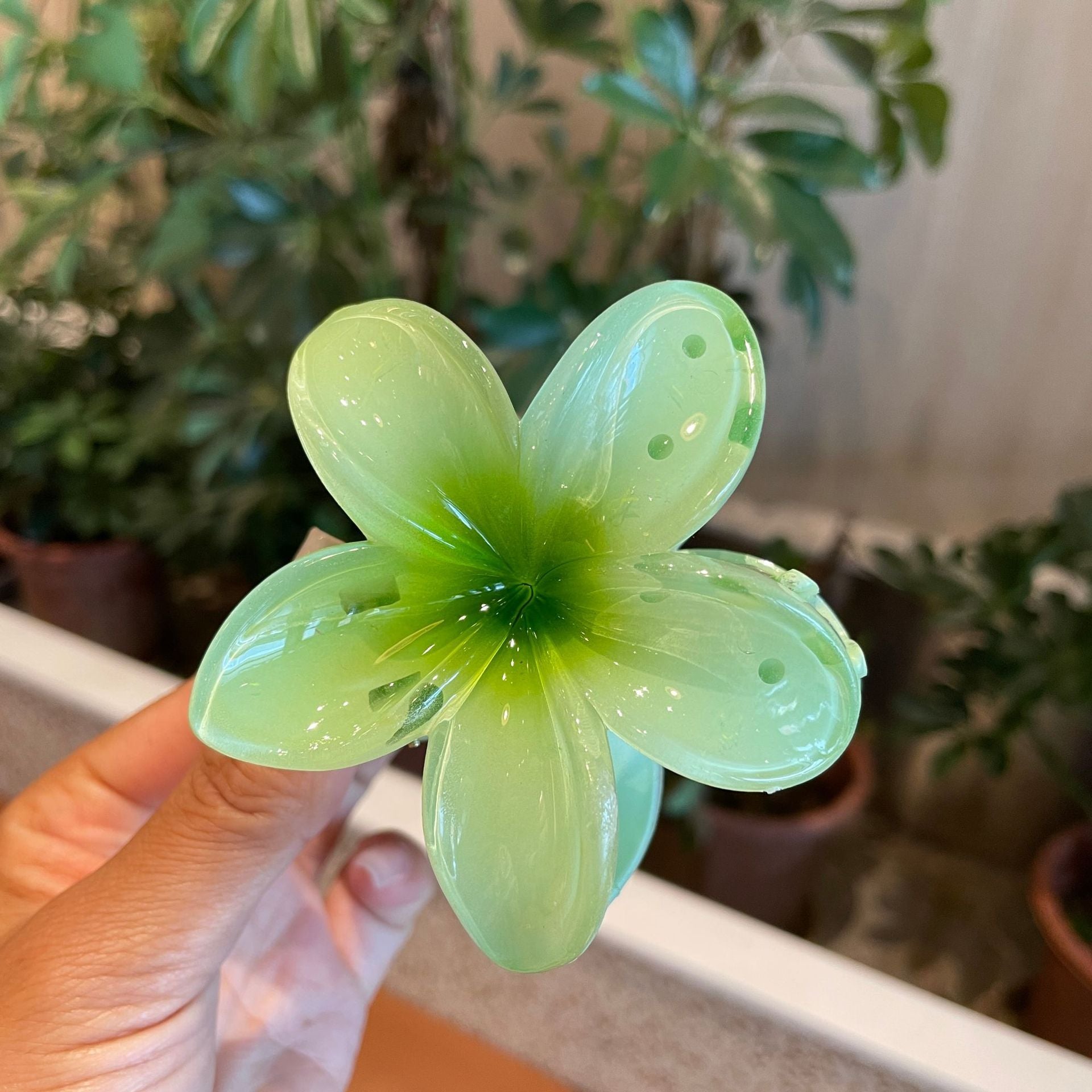 Flower Barrettes Women's Colorful Updo Gadget Hair Accessories