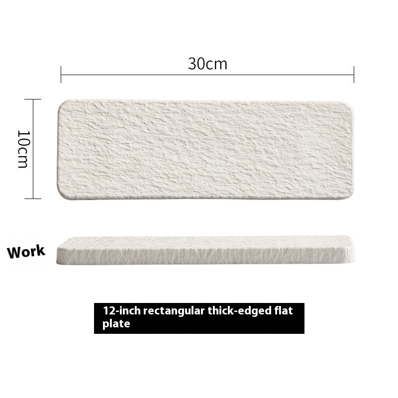 Creative Rock Pattern Home Sushi Plate