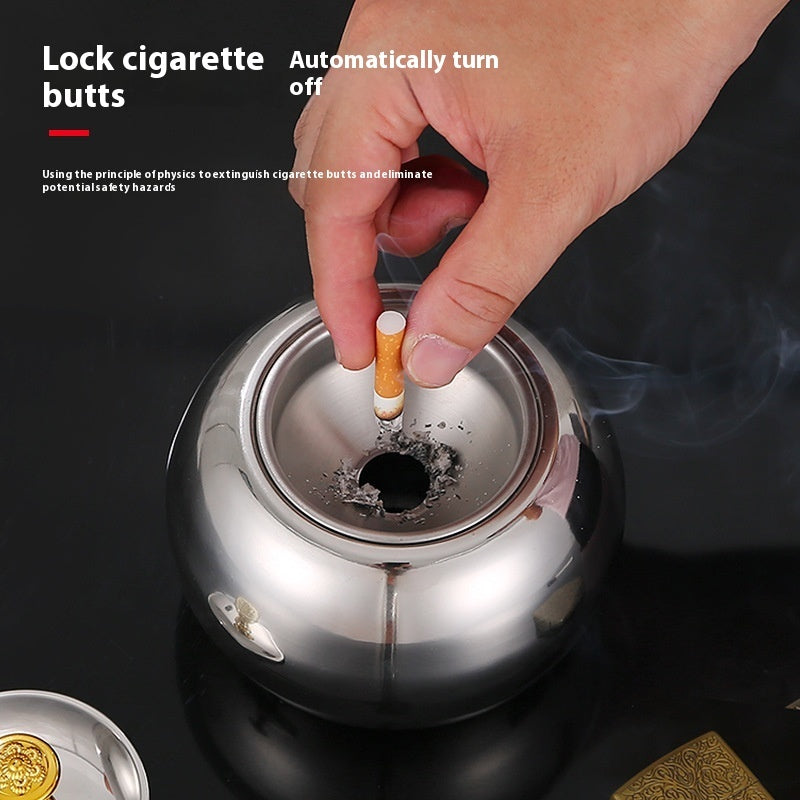 Household Prevent Fly Ash Large Capacity 14CM Ashtray