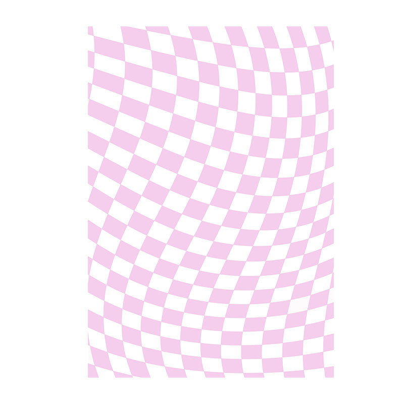 Checkerboard Carpet Living Room Girl Ins Bedroom Purple Plaid Bedside