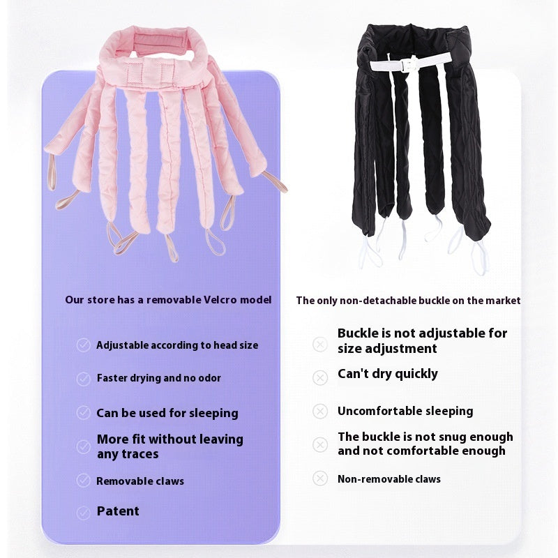 Eight-claw Lazy Squid Sponge Hair Curler