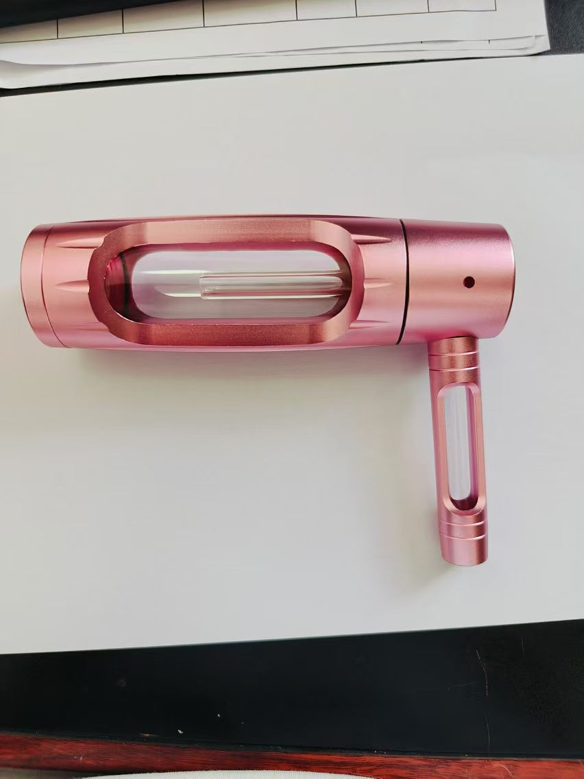 Portable Aluminum Alloy Glass Pipe