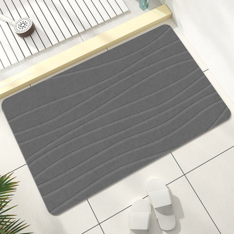 Diatom Mud Absorbent Pad Bathroom Mats Non-slip